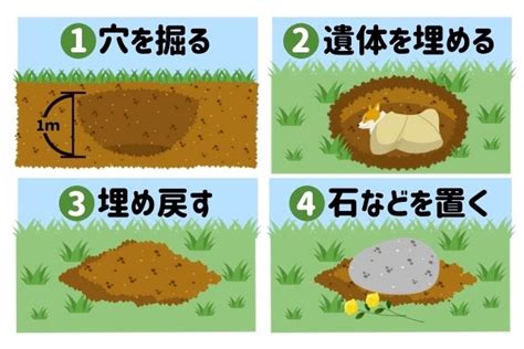 動物埋葬方法|ペットを埋葬する方法は？種類別の特徴や埋葬する際。